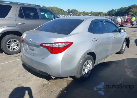 2016 Toyota Corolla L z USA, uszkodzony, nr VIN 2T1BURHE8GC493301